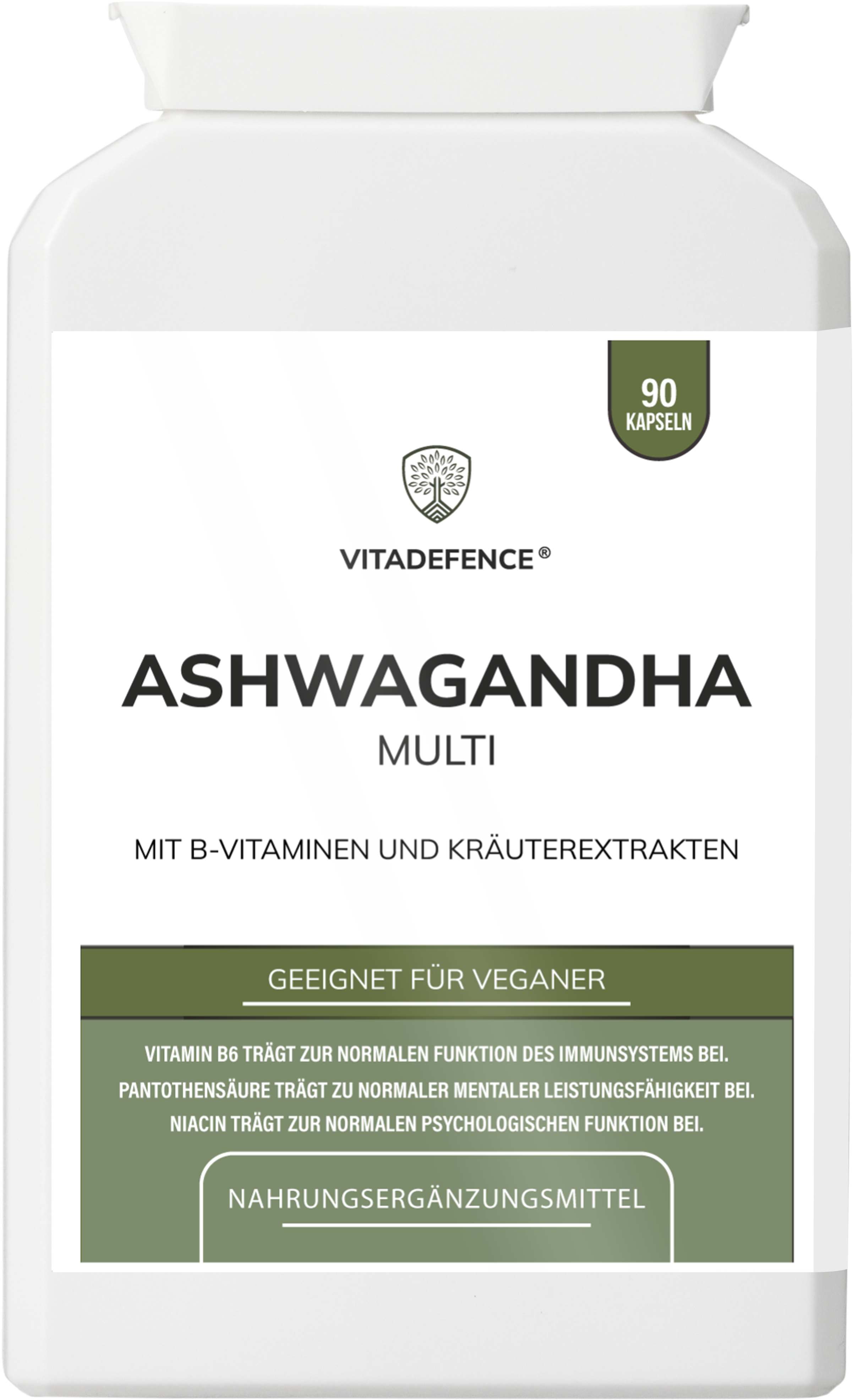 Ashwagandha Capsules — 90 Vegan Capsules