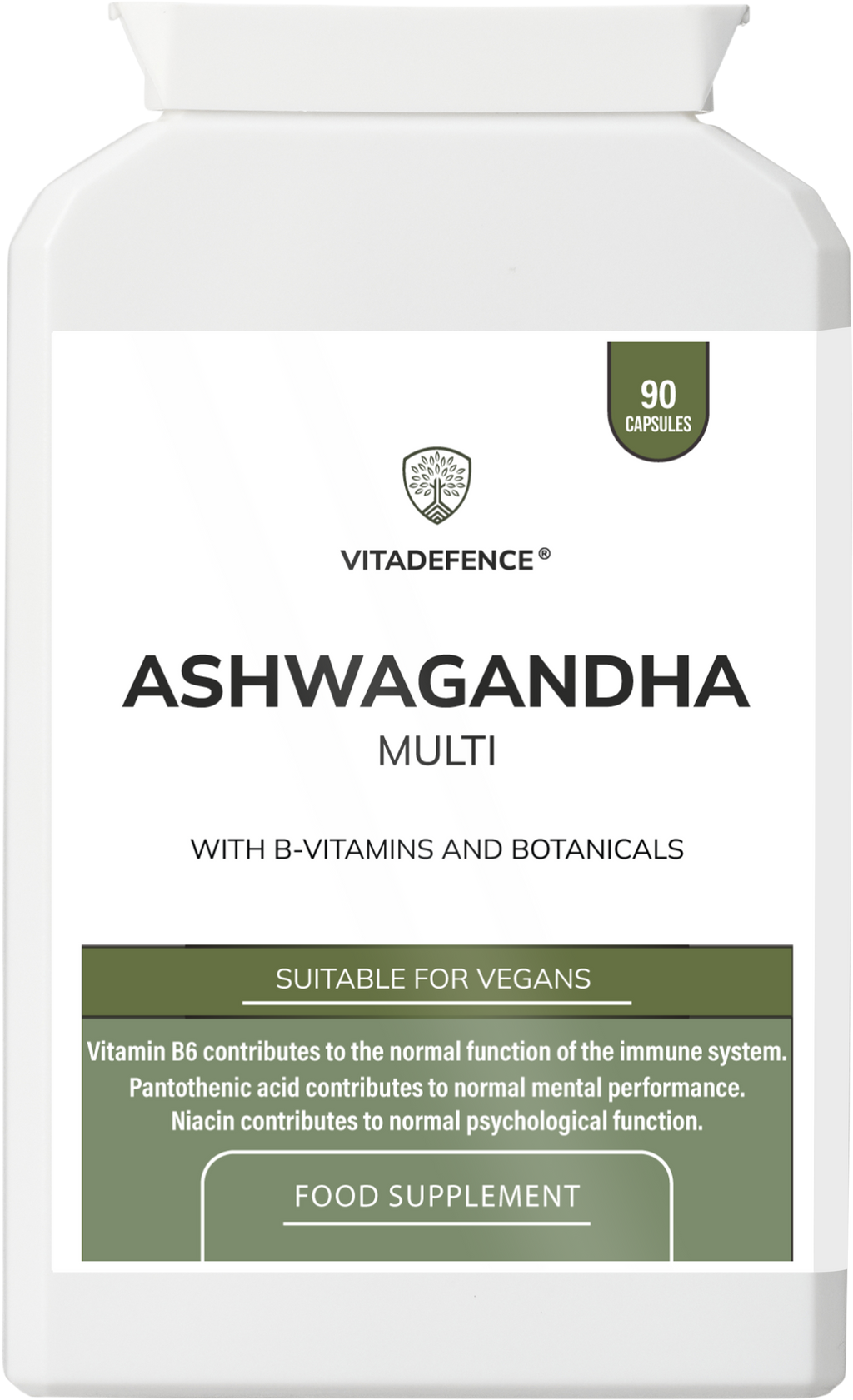 Ashwagandha Capsules — 90 Vegan Capsules