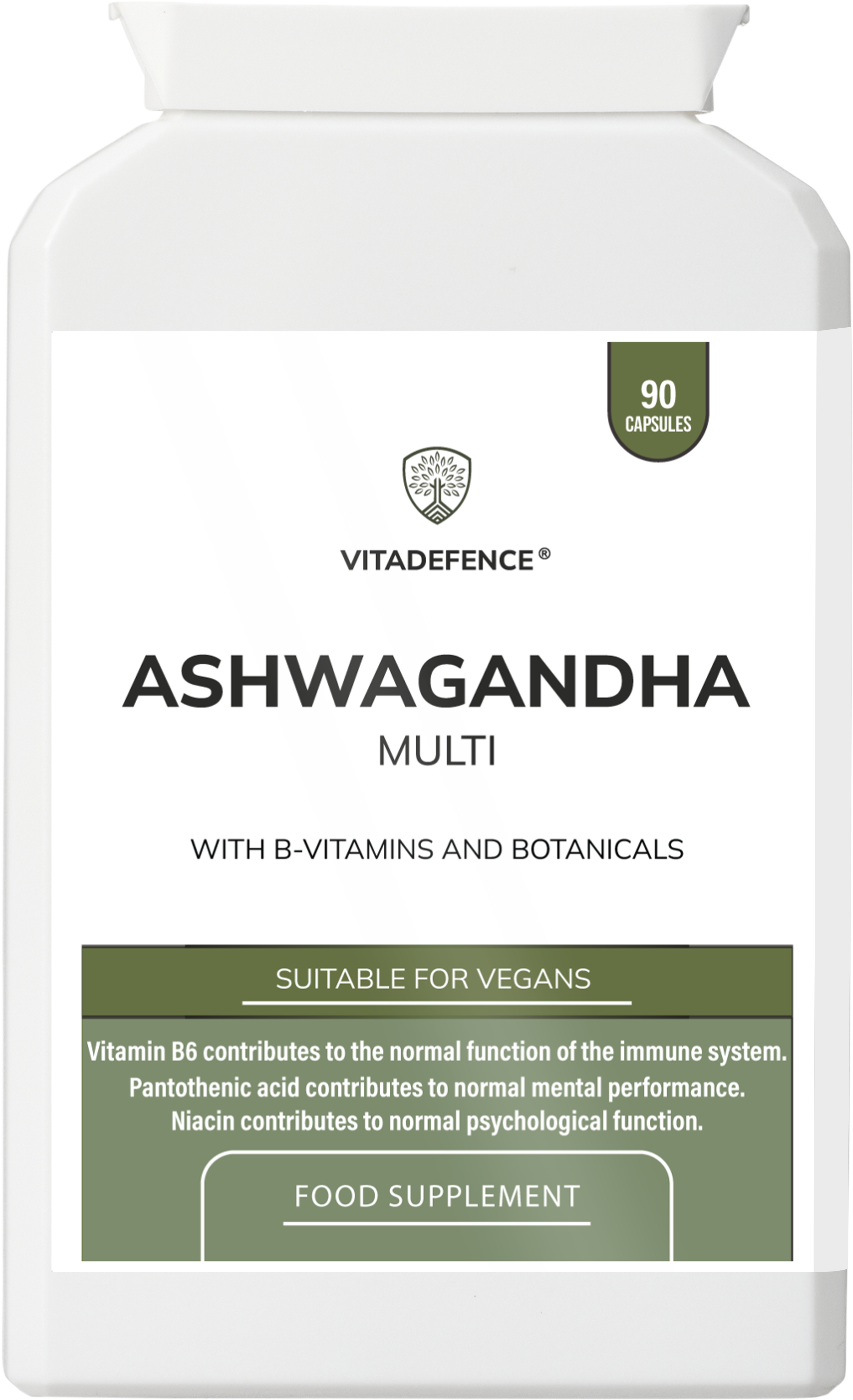 Ashwagandha Capsules — 90 Vegan Capsules