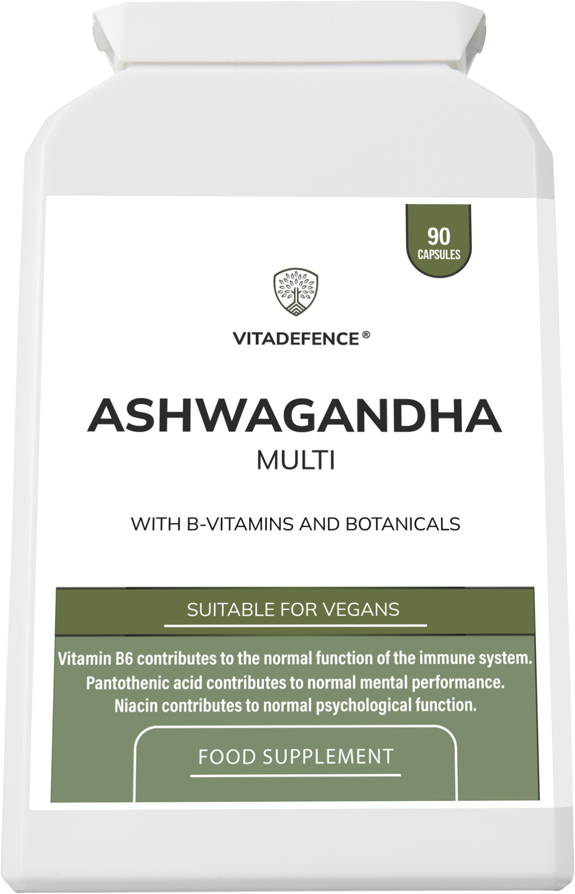 Ashwagandha Capsules — 90 Vegan Capsules